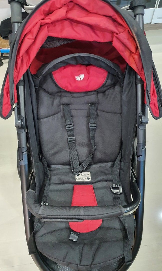Joie Litetrax 3 wheeler foldable stroller Babies Kids Going