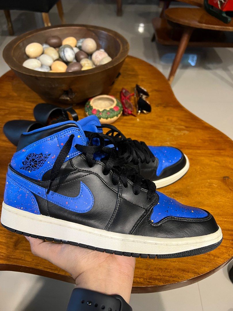 Jordan 1 royal shop splatter
