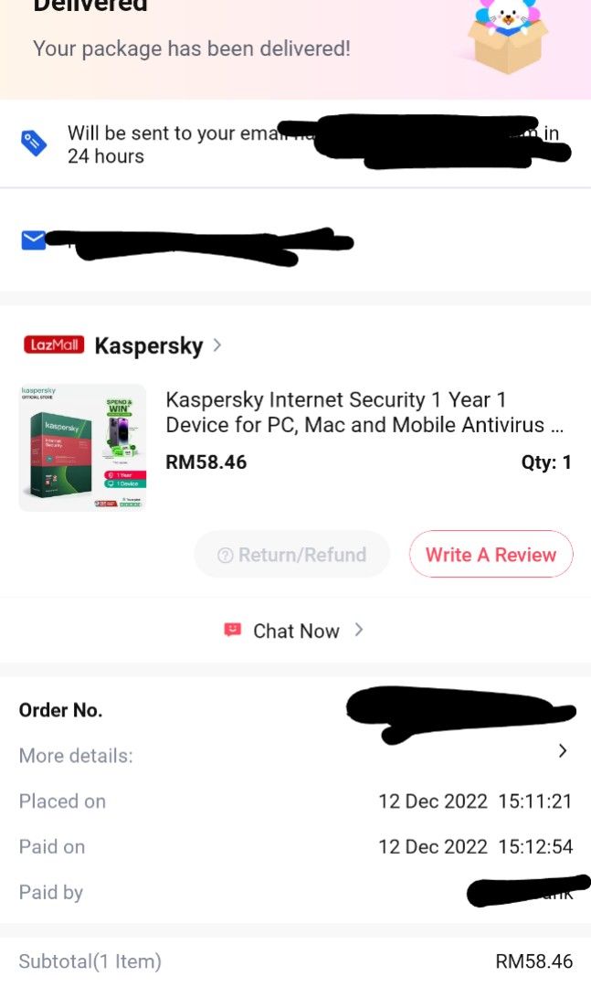 Kaspersky Internet Security 1 Year 1 Device (Original ...