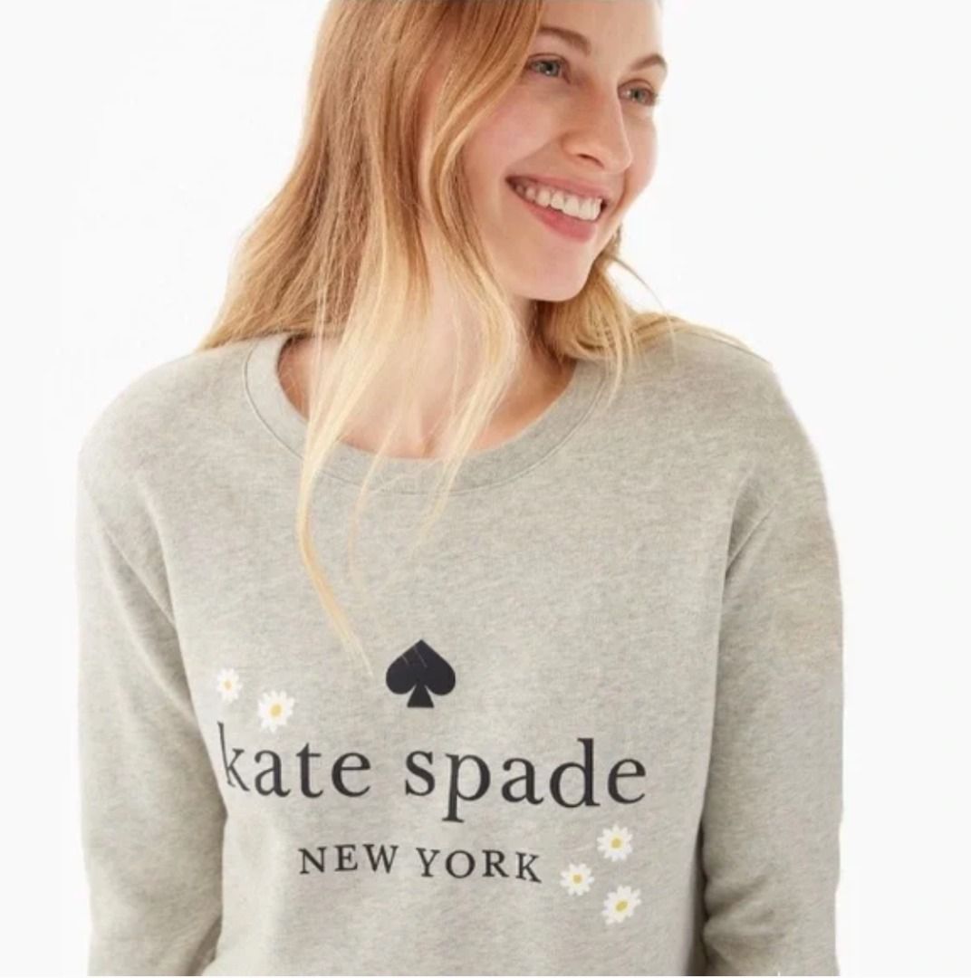 kate spade Daisy Logo Sweatshirt Grey Carousell