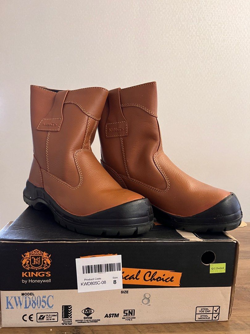 KING’S Safety Boots, Men's Fashion, Footwear, Boots on Carousell