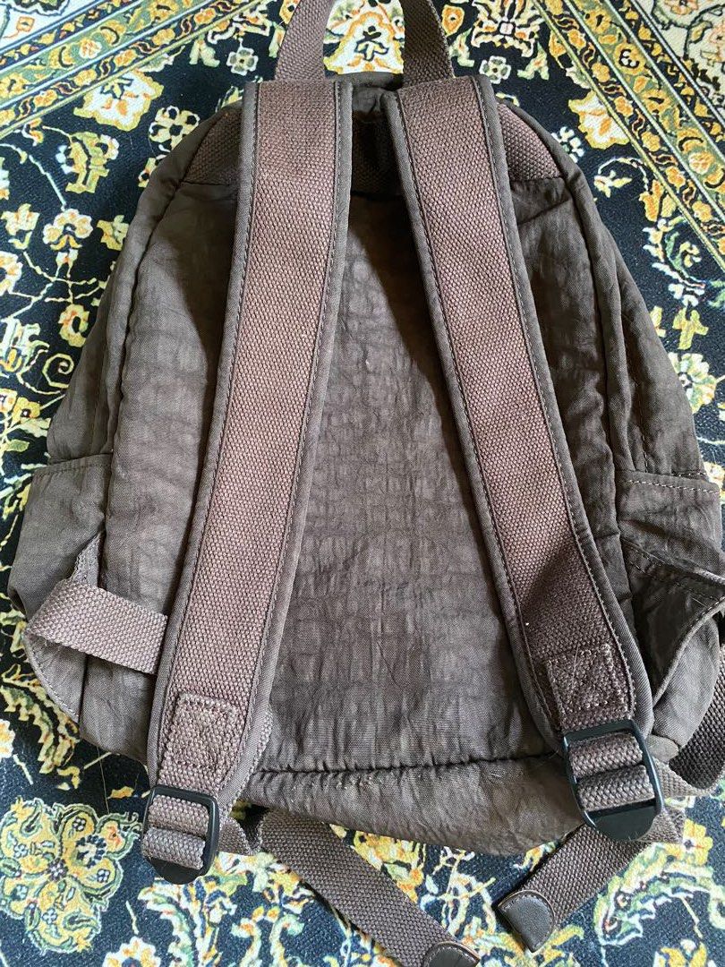 Kipling Backpack brown Men s Fashion Bags Backpacks on Carousell