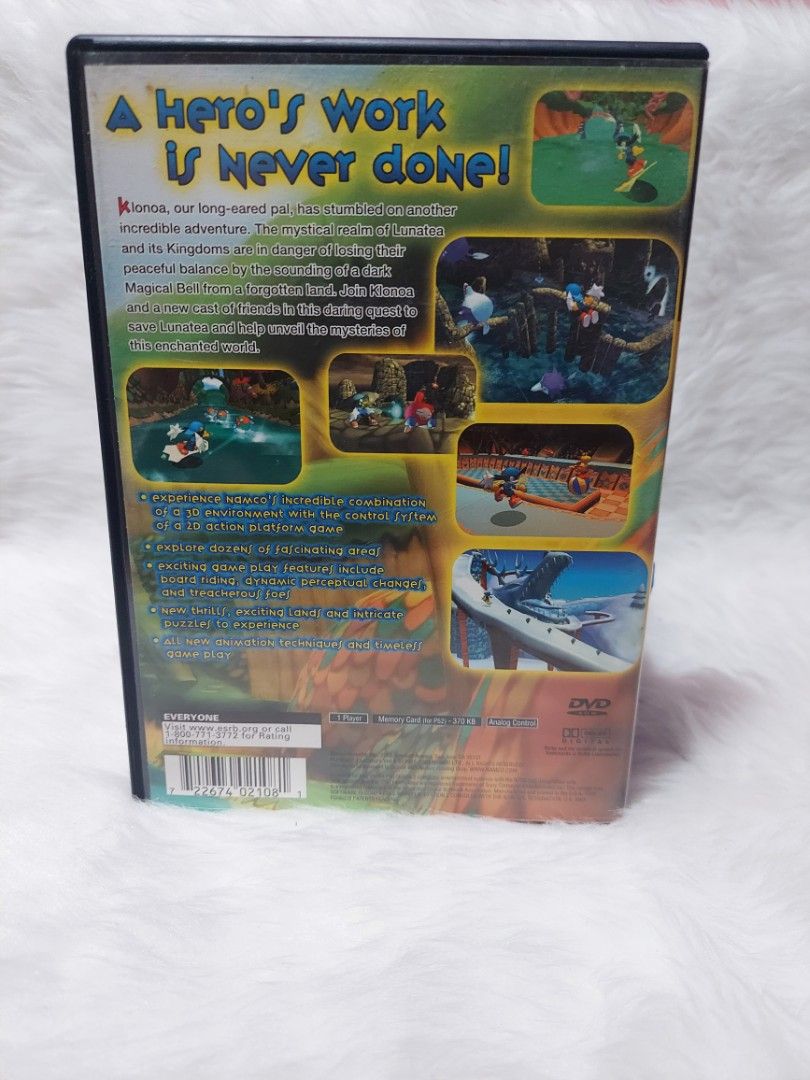 Klonoa 2 on a ps2 demo disc : r/Klonoa