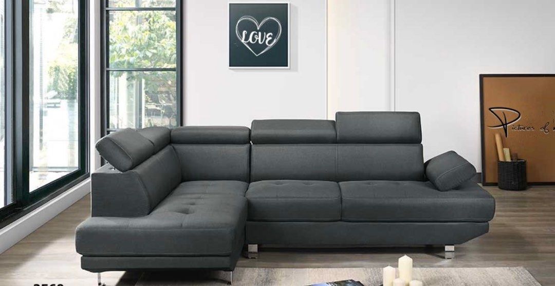 L shape Sofa Fabric Sofa, Furniture & Home Living, Furniture, Sofas on