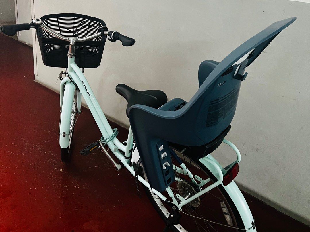 Ladies City Bike with Child Seat