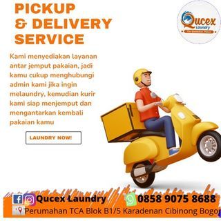 LAUNDRY ANTAR JEMPUT TERDEKAT DI CIBINONG BOGOR - 0858 9075 8688