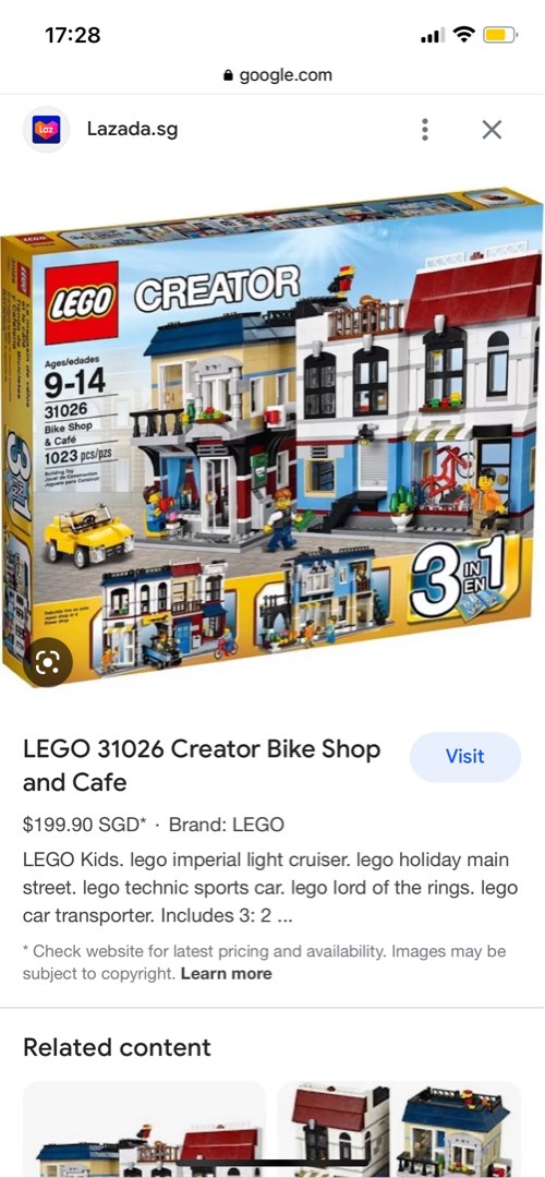 Lego bike 2025 shop and cafe