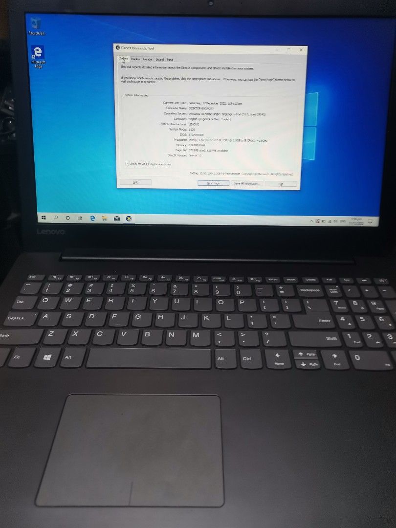 Lenovo ideapad 330 15ikb, Computers & Tech, Laptops & Notebooks on ...