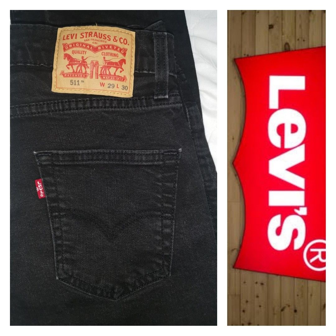 LEVI'S | 511 Skinny Black Jeans, Men's Fashion, Bottoms, Jeans on Carousell