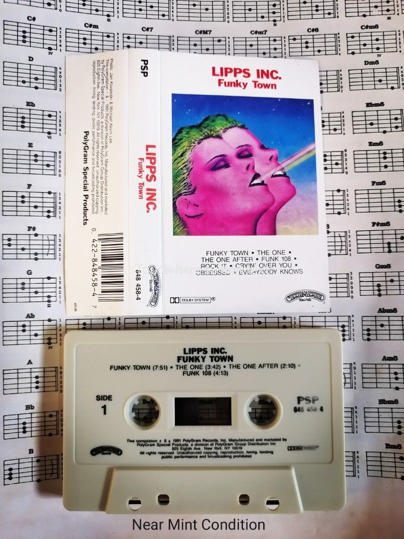 Lipps Inc. Funky Town Cassette Tape Original Cassette Tapes For Sale Vintage Cassettes Tape