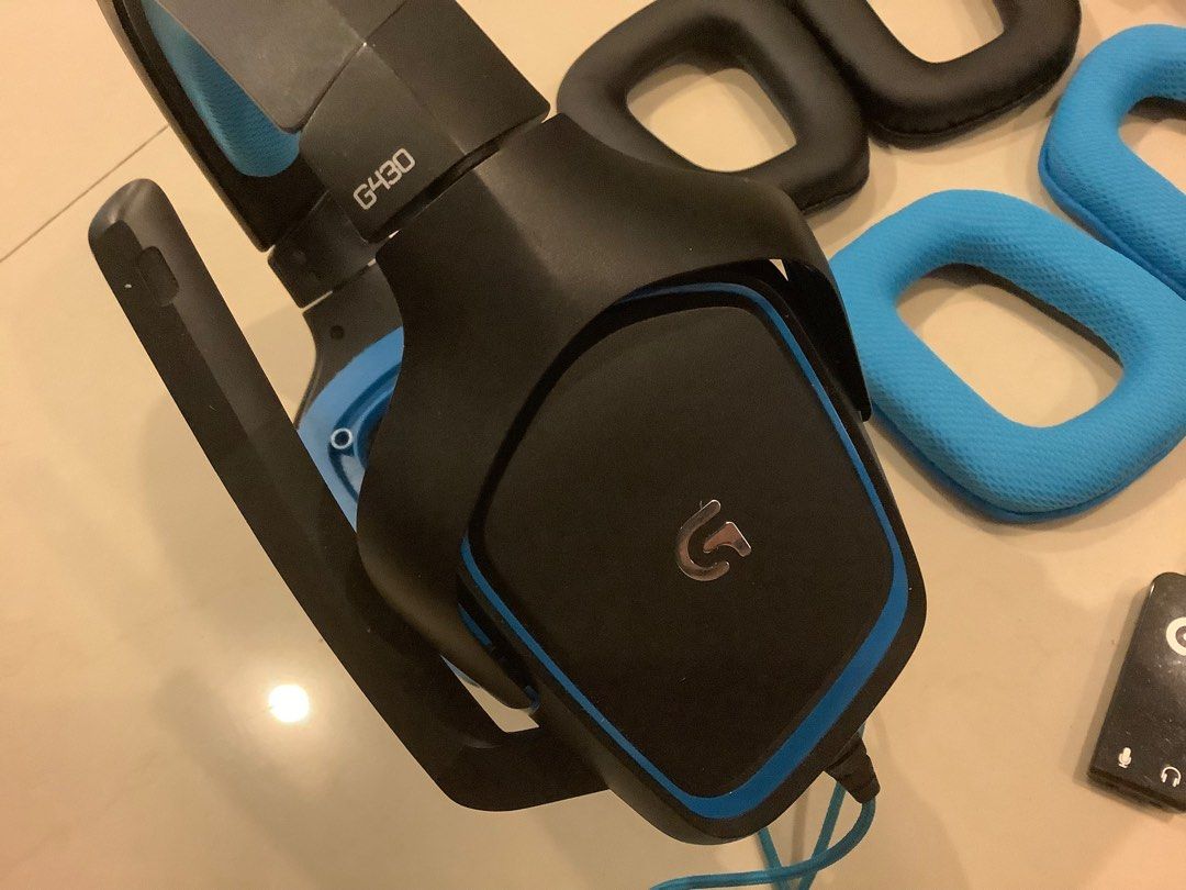 Logitech G430 7.1 Surround Gaming Headset with noise cancellation