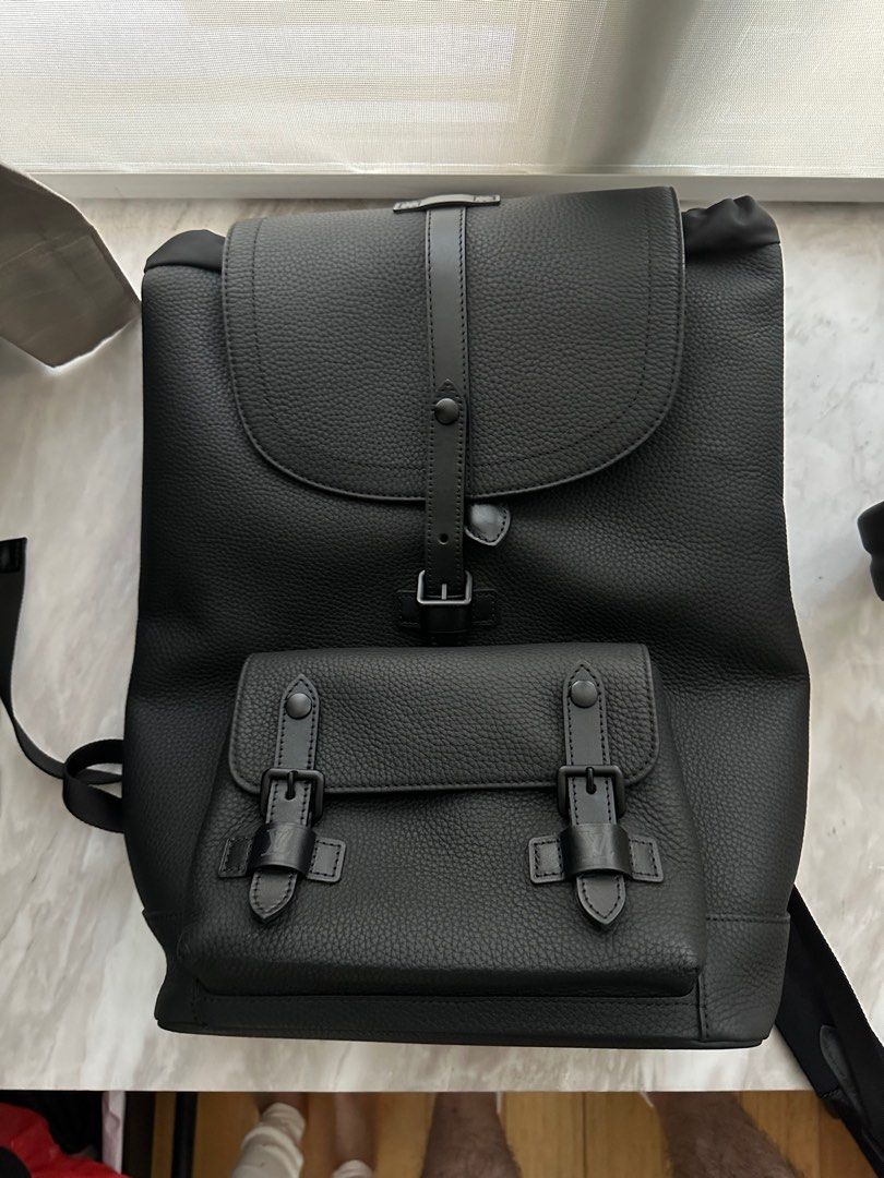 Shop Louis Vuitton Christopher slim backpack (M58644) by lifeisfun