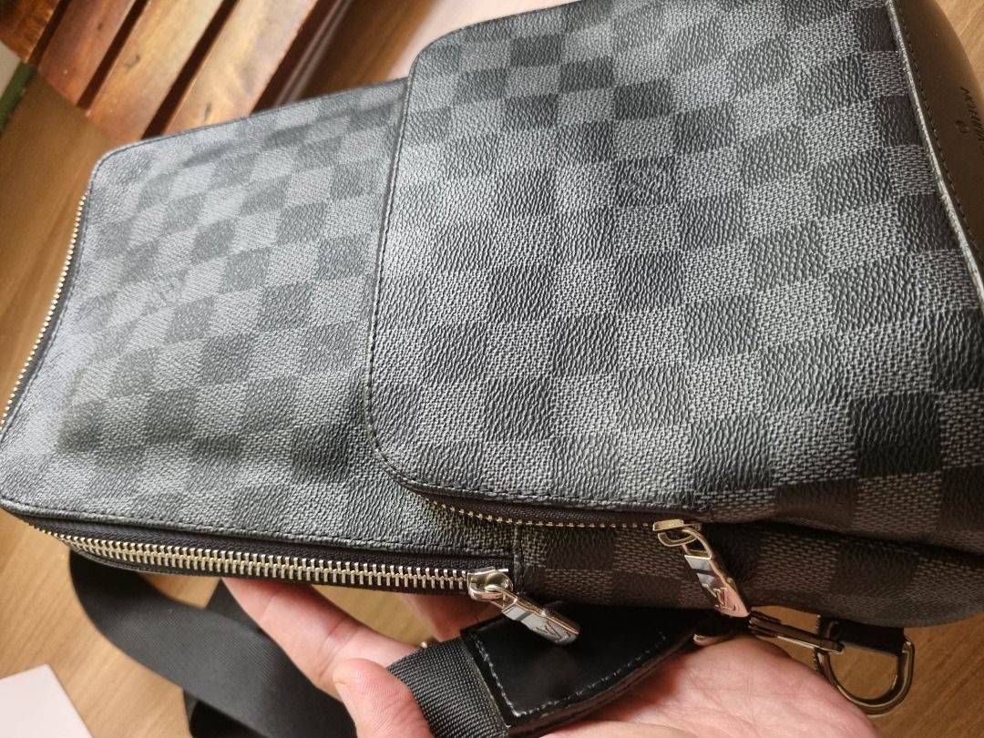 In​ Stock​ - Louis Vuitton​ Avenue Sling​ Bag​ Damier​ Graphite