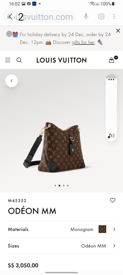 ♥️SPECIAL OFFER♥️ LV ODEON MONOGRAM CROSSBODY BAG, Luxury, Bags & Wallets  on Carousell