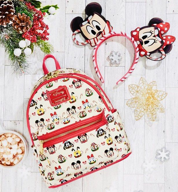 Disney Loungefly Mini Backpack Combo - Mickey and Minnie Hot Cocoa