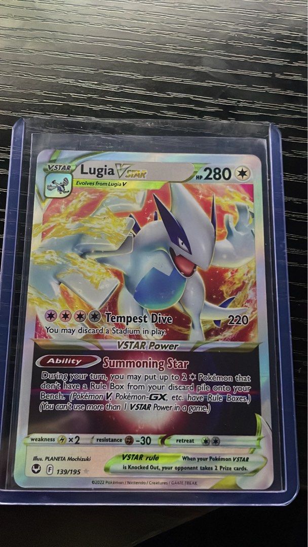 Lugia V star 139/195, Hobbies & Toys, Toys & Games on Carousell Lugia V star 139/195, Hobbies & Toys, Toys & Games on Carousell