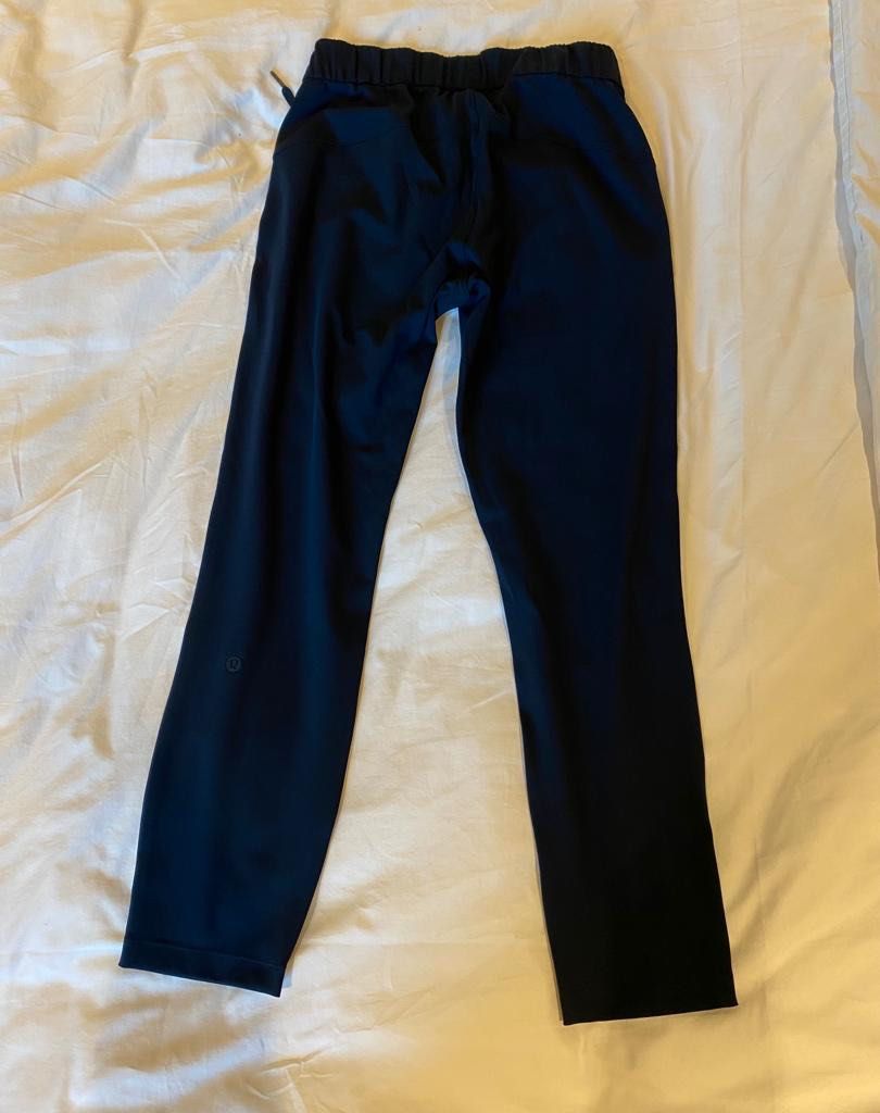 NEW Lululemon Size 4 On The Fly 7/8 WL Pant *Woven Black Wide Leg Relaxed