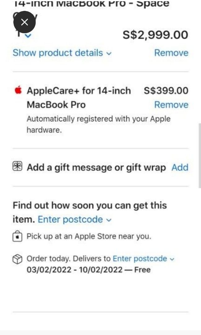 Macbook pro 14 inch (2025 apple care), Computers & Tech, Laptops