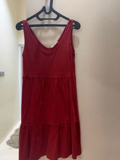 Mango red dress size s