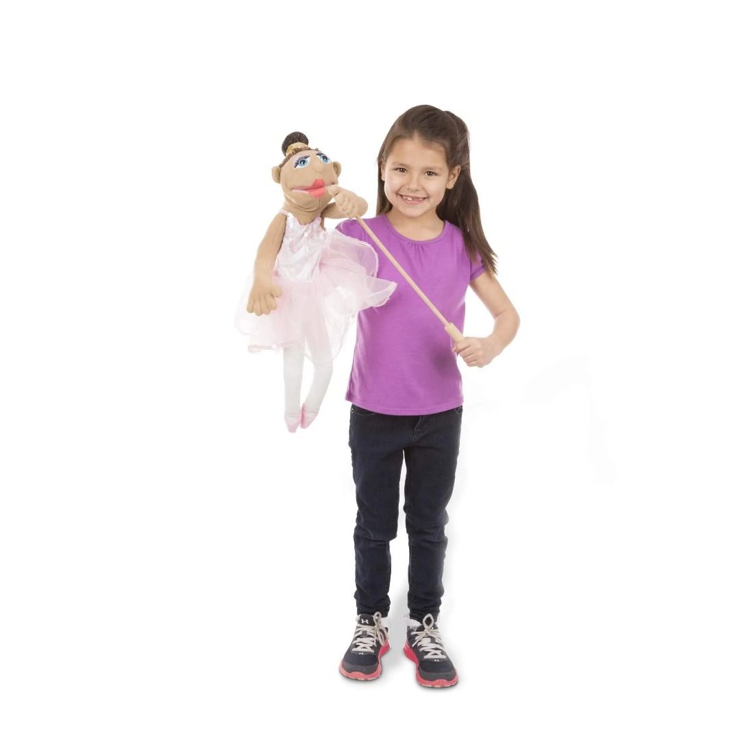 Toddler Puppet Gift Melissa & Doug Ballerina Hand Puppet With ...