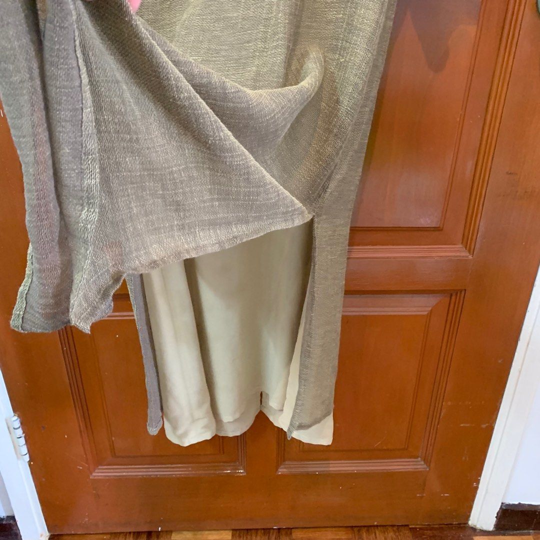 Midi dress nude brown, Women's Fashion, Dresses & Sets, Dresses on ...
