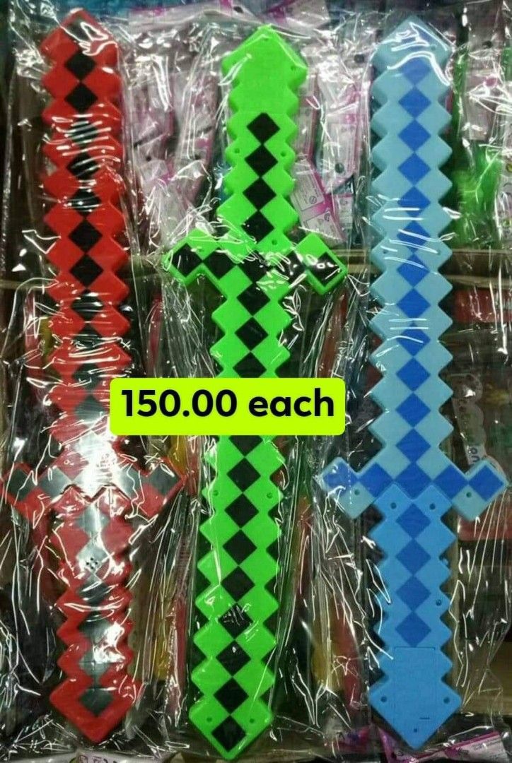MINECRAFT SWORD WITH LIGHT (Category: In-Game Products) located in Pasig City. Submitted by benildarustia18 (Listing ID 1203709004, Image 2). Description: BRAND NEW AND ONHAND.