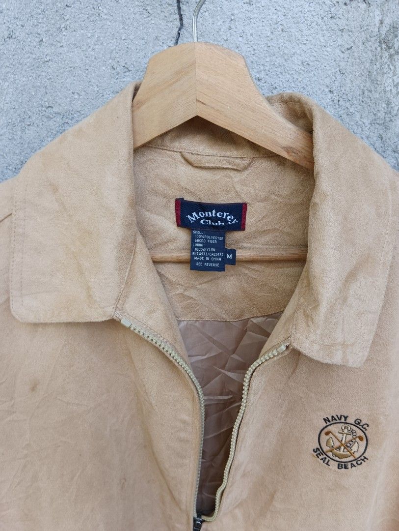Monterey Club Suede Leather Jacket, Men's Fashion, Coats, Jackets and  Outerwear on Carousell
