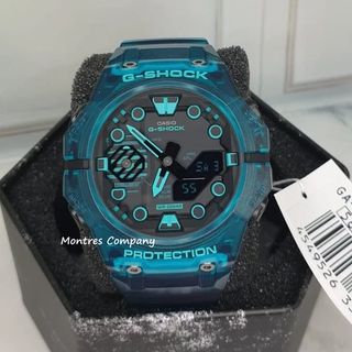 Montres Company 香港註冊公司 (32年老店) 卡西歐 CASIO G-SHOCK 防震 碳核心防護構造 200米防水 漢堡包 GAB001 GAB001G GA-B001 GA-B001G GA-B001G-2 GA-B001G-2A 藍黑色 有現貨64204783450498110