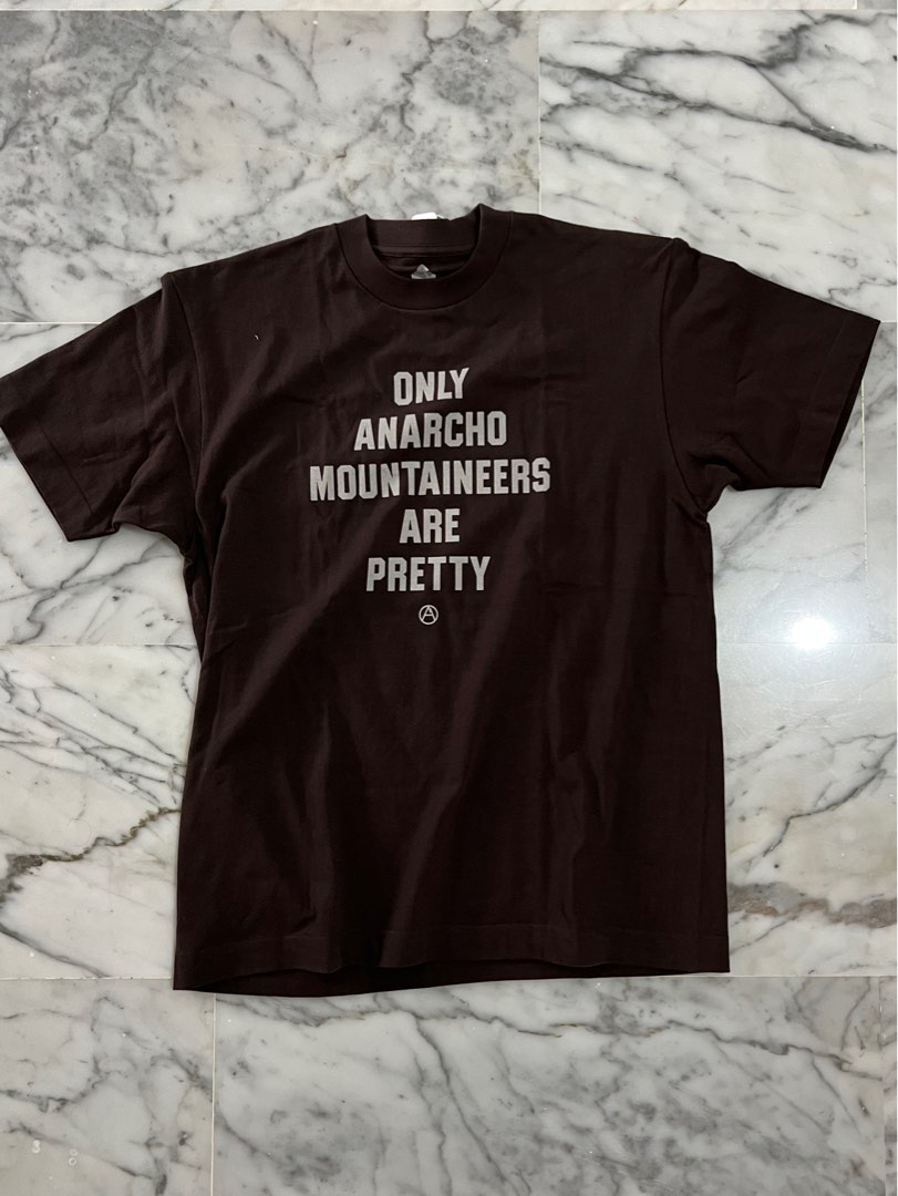 Mountain Research SS t shirt 'Only Anarcho Mountaineers Are