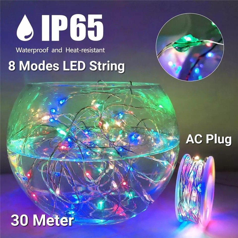 RGB Good Quality LED String Lights Outdoor Yard Lighting Wedding Party  Camping - China String Lighting and Fairy String Light