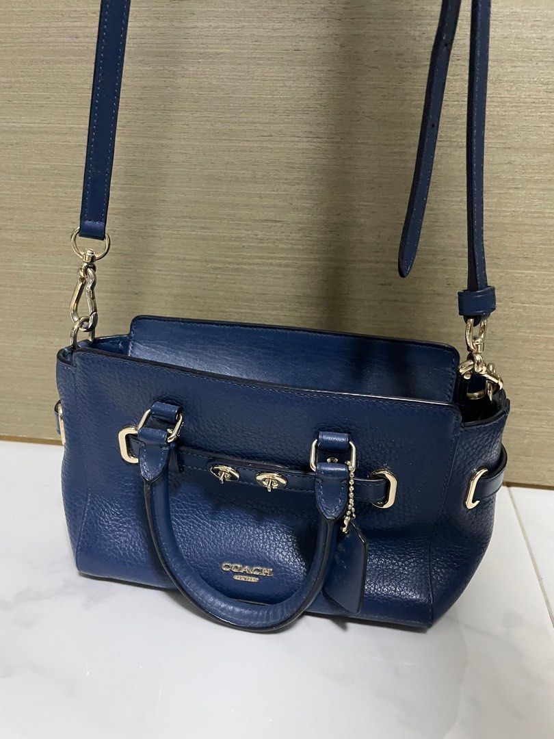 Navy blue Coach crossbody bag, Women's Fashion, Bags & Wallets, Cross ...