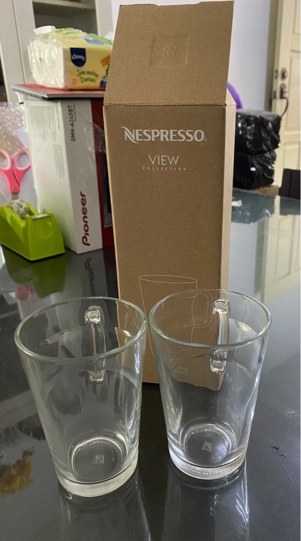 Nespresso View (Latte Glass Mug), Furniture & Home Living, Kitchenware