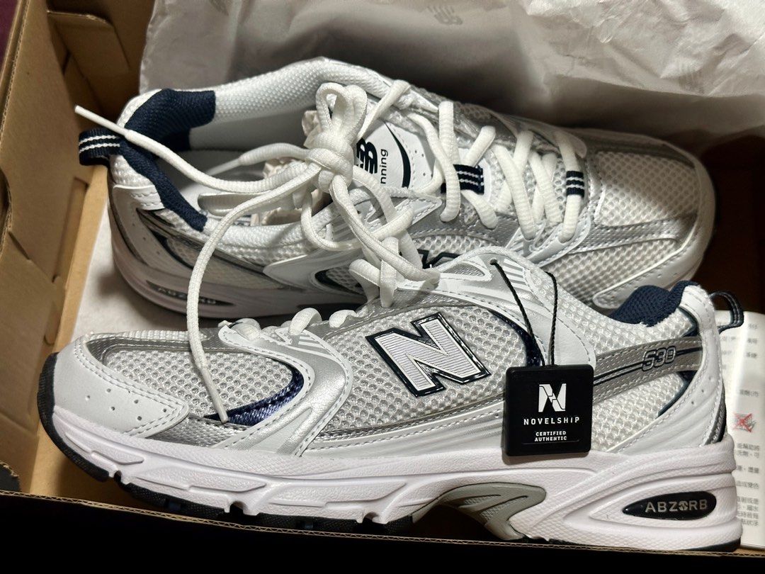 New Balance 530 “WHITE SILVER NAVY”, Women's Fashion, Footwear, Sneakers on  Carousell