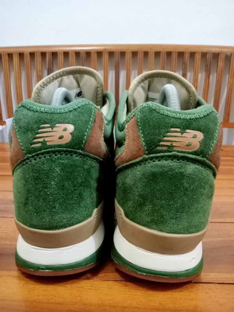 New balance 996 green suede hotsell