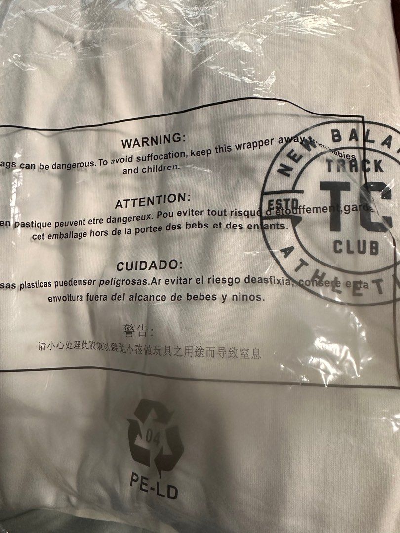 New Balance Track Club Long Sleeve T, Men's Fashion, Tops & Sets