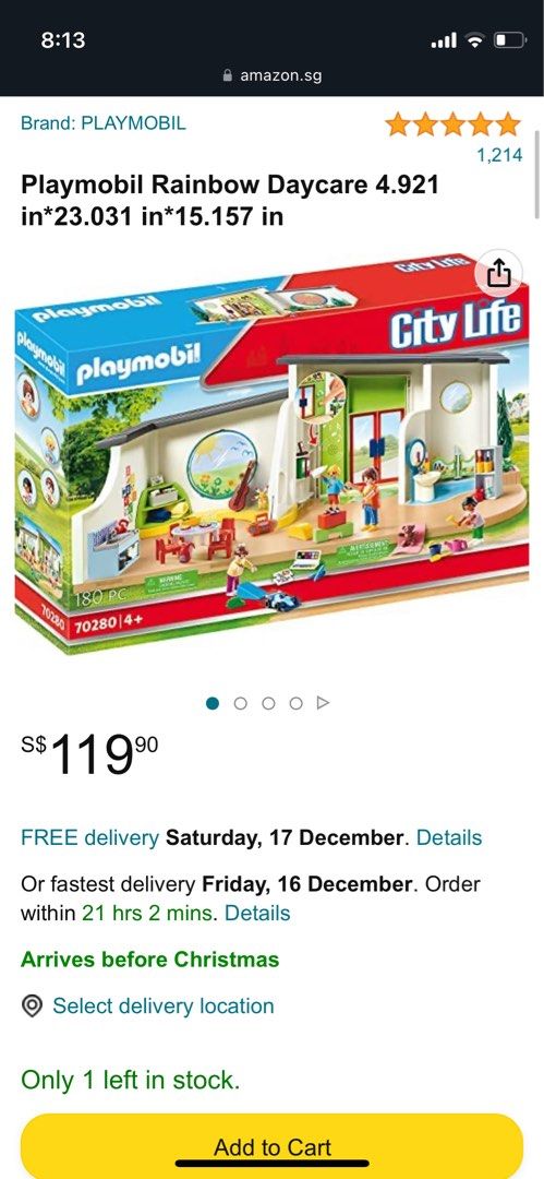 New playmobil rainbow daycare 70280, Hobbies & Toys, Toys & Games