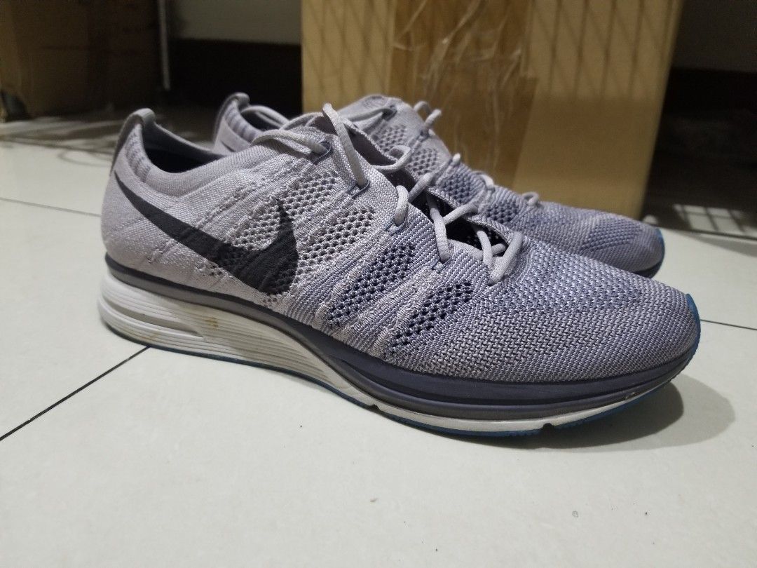 Nike Flyknit Trainer Grey Blue