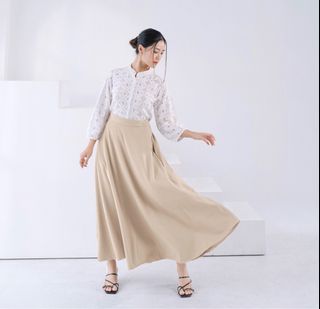 Nomitee LUCIA Skirt Premium Rok Rajut Knitted Skirt / Rok Knit A Line ( rok mayung ) / JUAL RUGI BELUM PERNAH PAKAI [FREE ONGKIR JABODETABEK]