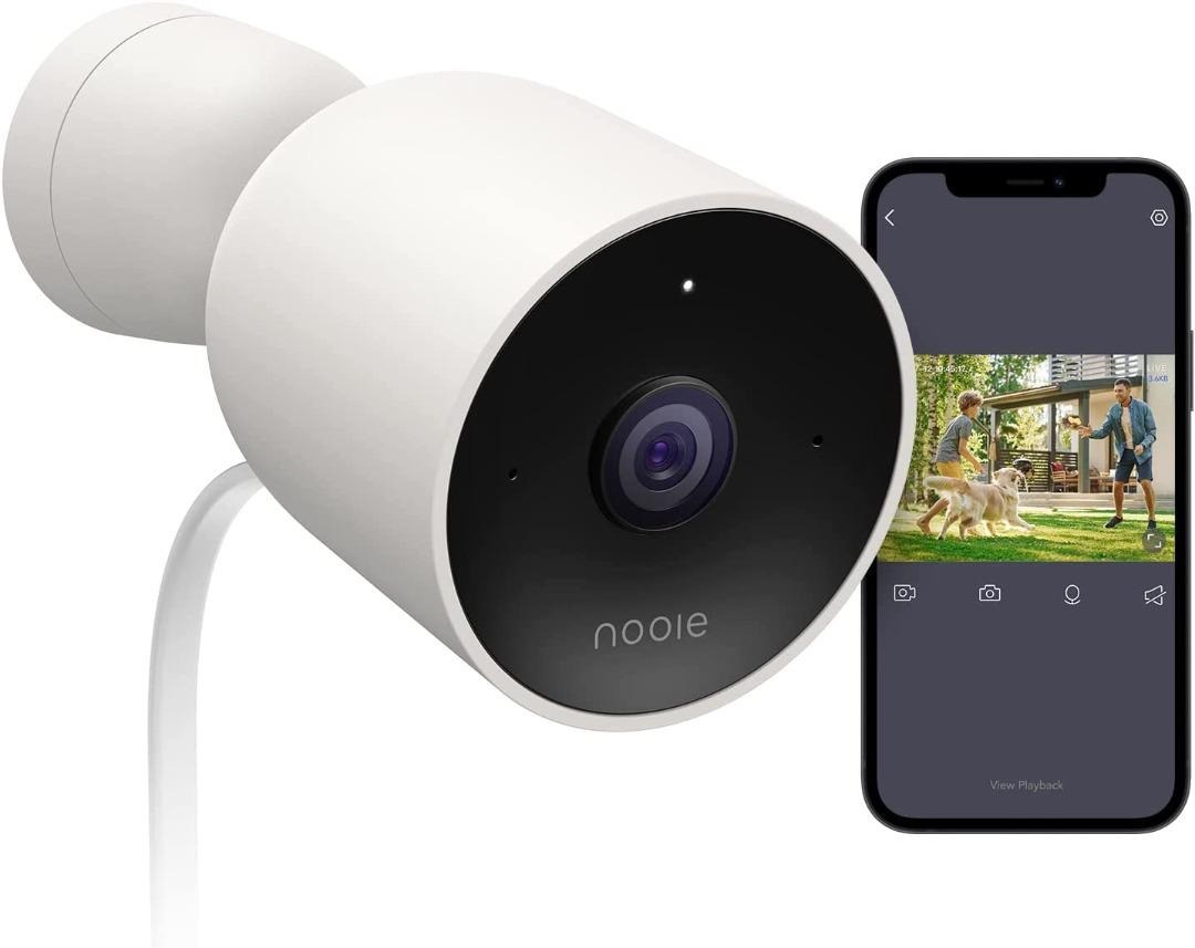 Nooie Outdoor Security Camera, 1080P Night Vision Surveillance Cameras