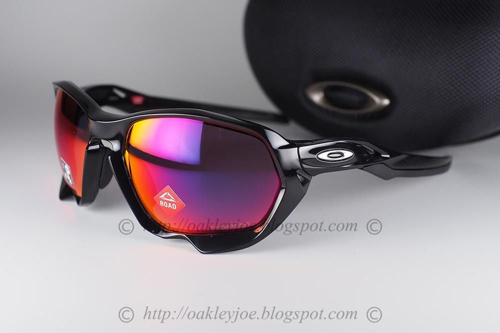 Oakley Custom Plazma Standard Fit black ink prizm road sunglass
