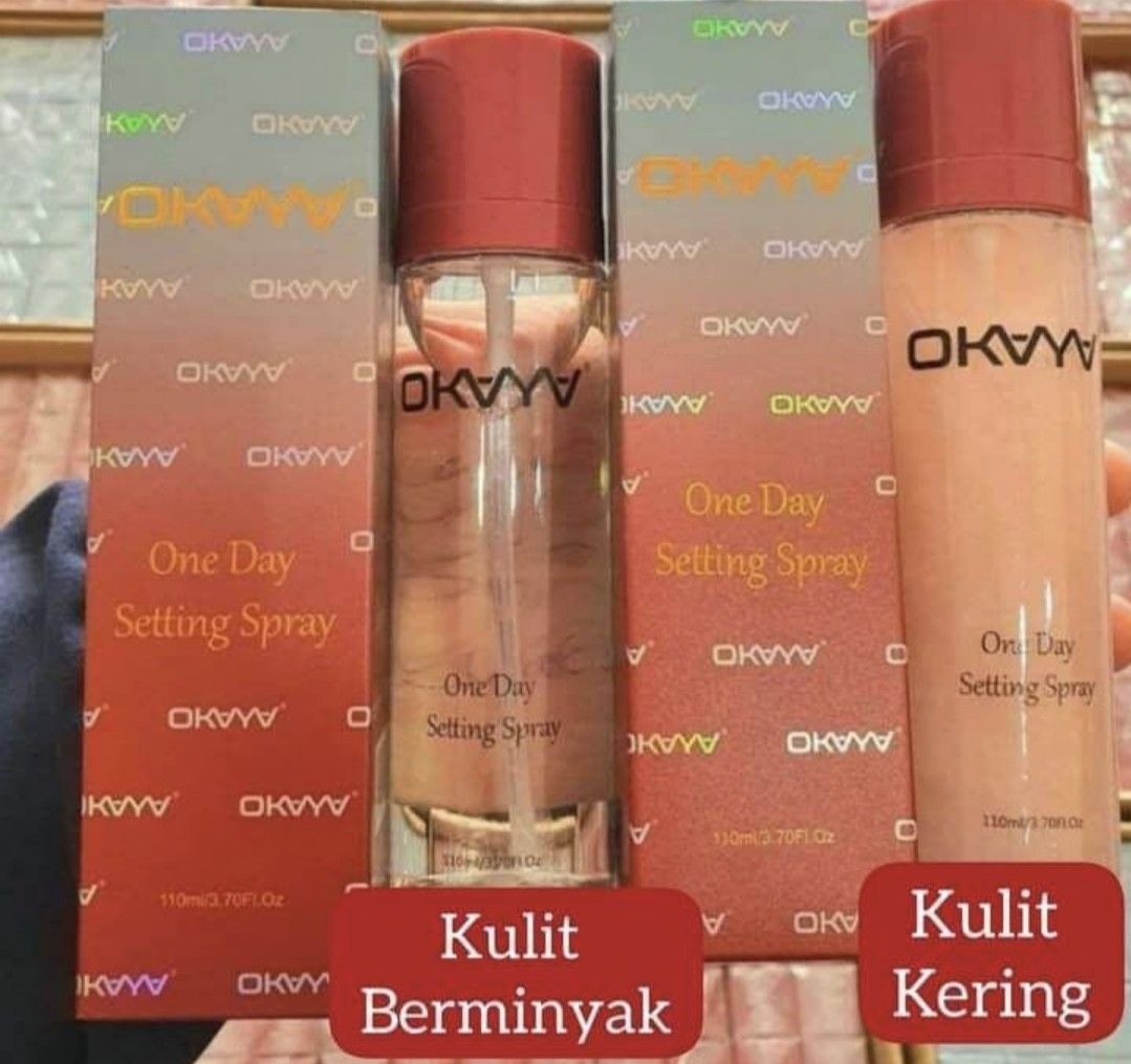 OKAYA setting spray, Beauty & Personal Care, Face, Makeup on Carousell