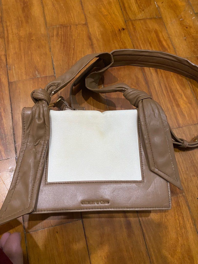 Original Charles and Keith Knotted strap bag Women s Fashion