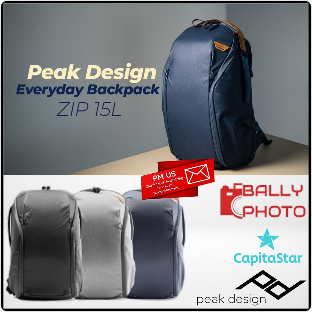 Peak Design Everyday Camera Backpack Zip 15L V2, Photography