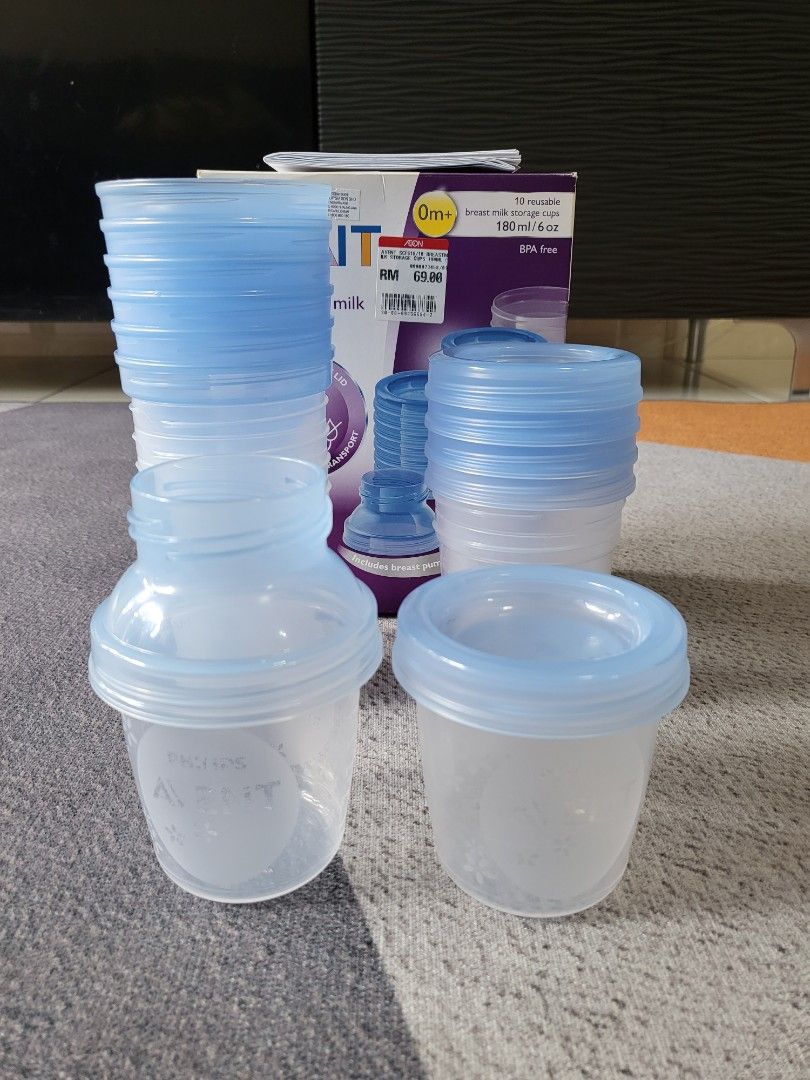 Philips Avent Breast Milk Storage Cups, Babies & Kids, Nursing