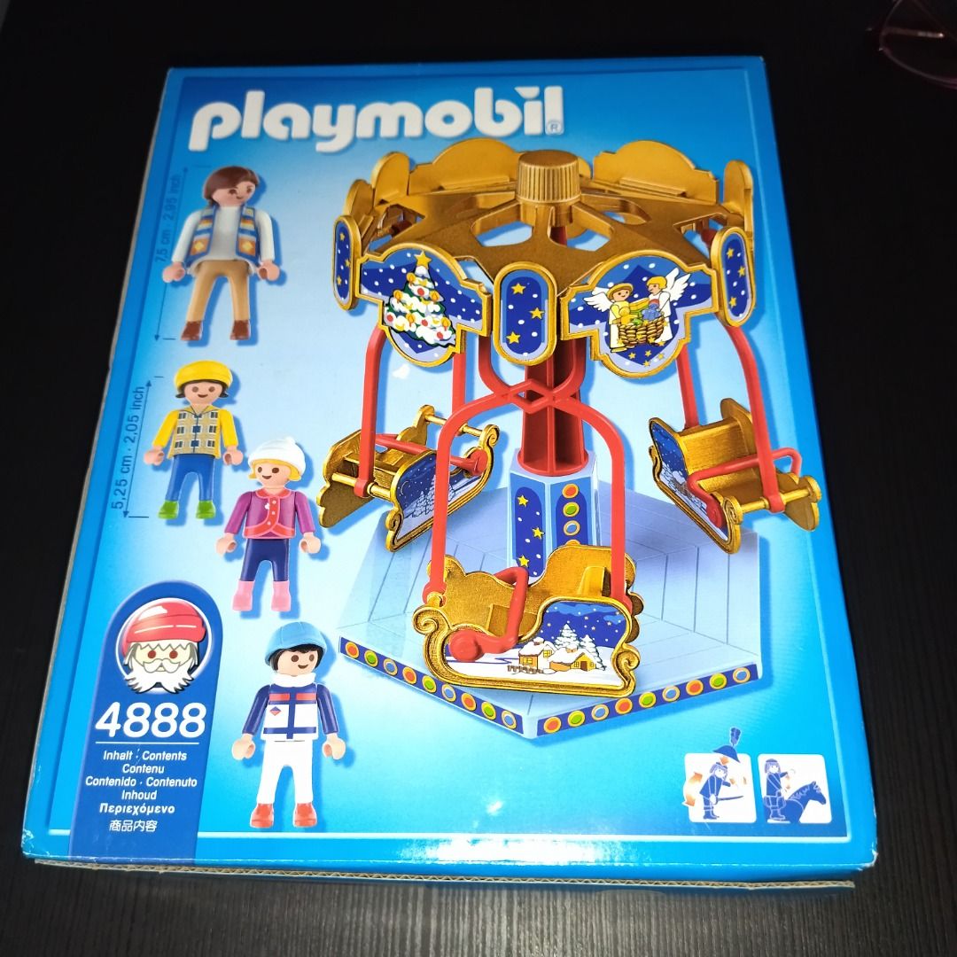 Playmobil Christmas Holidays Sled Carousel 4888 Discontinued set