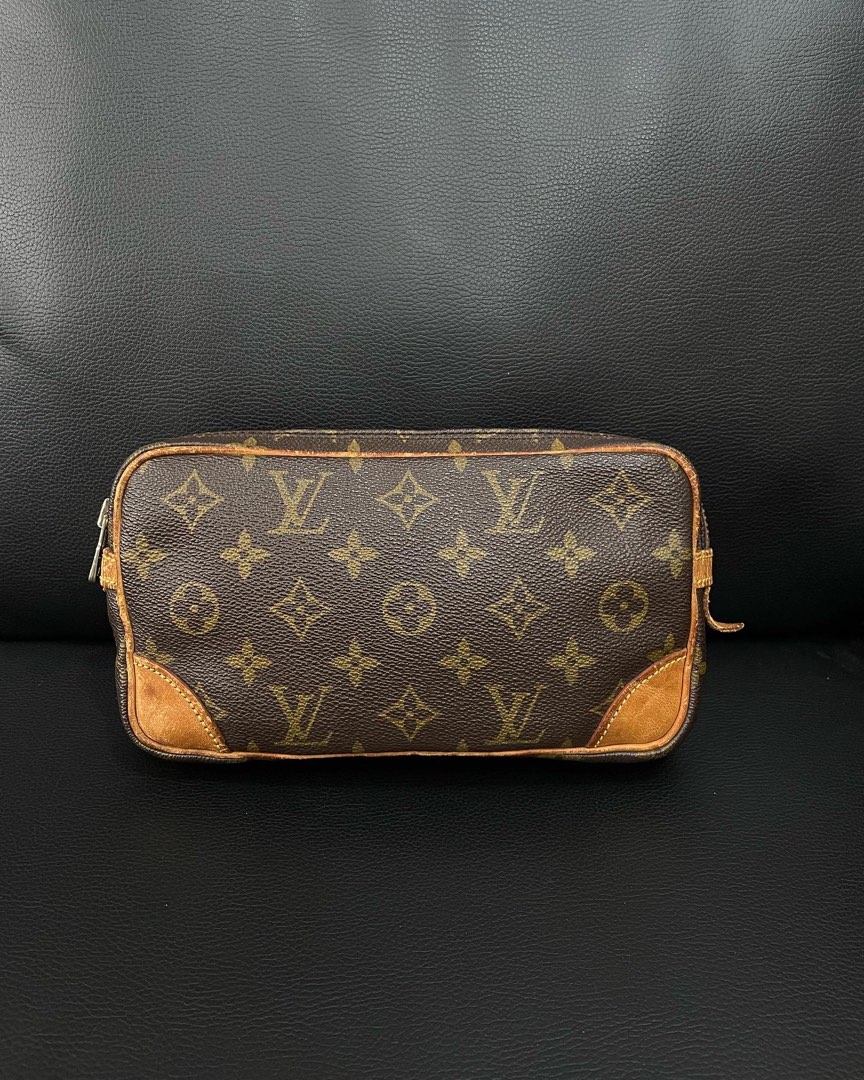 LV neoprene clutch 2008 orange GHW Size 23x14x5 Db only @10,5