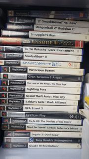 PS2 ORIGINAL PAL GAMES WITH MANUAL
