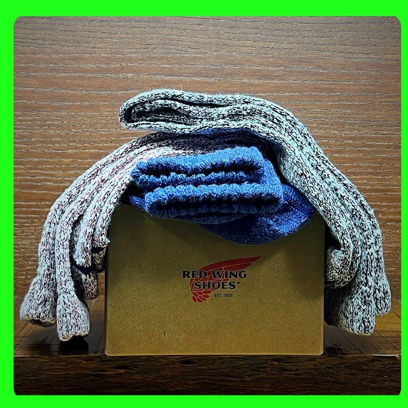 Red wing discount shoes socks