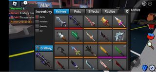 Roblox Assassin top 100 knives and pets
