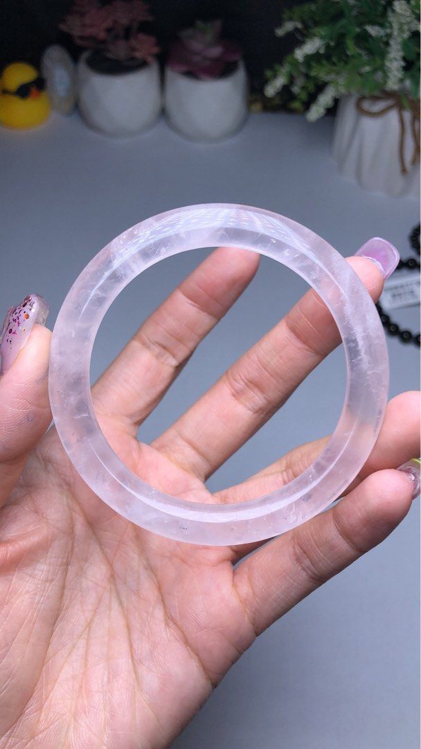 Quartz bangle top